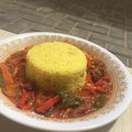 kausar Tukur's cooksnap of when they made Chinese rice with shredded beef.