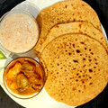 Neelima Mishra 's cooksnap of when they made Chana daal paratha.