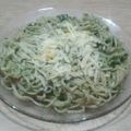 El cooksnap de Lady Marmalade cuando hizo Tagliatelle al pesto de rúcula.