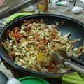 El cooksnap de val cuando hizo Fajitas de pollo y verduras con salsa Jalisco.