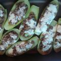 El cooksnap de Selenna Huaylla cuando hizo Zapallito italiano relleno.