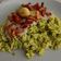 El cooksnap de Selene Rodriguez cuando hizo Risotto de arroz verde.