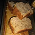 El cooksnap de Luz Venetz cuando hizo Budín de banana con harina integral (sin azúcar).