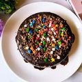 Anitha (Annie) 's cooksnap of when they made Eggless Wheat flour Dark Chocolate Cake.