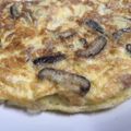 El cooksnap de Javier Pérez cuando hizo Tortilla de setas y jamón serrano.