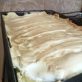 El cooksnap de Natalia cuando hizo Pastel de Crema.