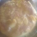 El cooksnap de Alejandra Cardini cuando hizo Tarta de manzana en microondas.