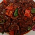 Cooksnap Aznie Khasri semasa beliau membuat Daging Masak Merah Ala Thai.