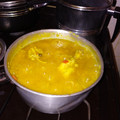 El cooksnap de Soledad Peralta cuando hizo Arroz "amarillo" con pollo.