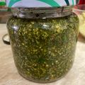 El cooksnap de Luis C. Candia cuando hizo Pesto de albahaca.