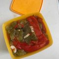 El cooksnap de Mayela Zarate cuando hizo Pimientos morrones agridulces en conserva.
