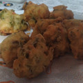 El cooksnap de Laura Peña cuando hizo Buñuelos de puerro y lechuga!.