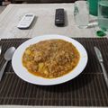 El cooksnap de Gustavo Lezama cuando hizo Guiso de Lentejas y Arroz económico.🍜.