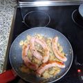 El cooksnap de candi maringonzalez cuando hizo Salchichas de pollo al vino.