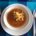 El cooksnap de Maricarmen Meza cuando hizo Sopa de poro y papa.
