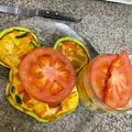 El cooksnap de Camii Diaz Majdanski cuando hizo Tortilla de verduras multicolor 🥕🌽🫑.