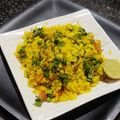 Varsha Ingole Bele's cooksnap of when they made मटार गाजर टमाटर पोहे.