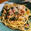 Koya Matsuno's cooksnap of when they made Spinach Bacon Linguine.