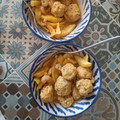 El cooksnap de Natalia Moleon cuando hizo Albóndigas de merluza y gambas en Thermomix.