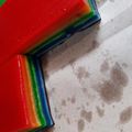 Cooksnap dari estidwik_ untuk resep Lapis Kanji Pelangi / Lapis Rainbow