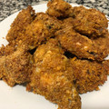 El cooksnap de Lucia cuando hizo Alitas de pollo crujientes al horno rebozadas en cornflakes.