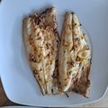El cooksnap de Fany Jiménez cuando hizo Lubina al horno.
