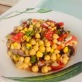 El cooksnap de Javier García cuando hizo Ensalada fría de garbanzos y anchoas.