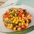 El cooksnap de Javier García cuando hizo Ensalada fría de garbanzos y anchoas.