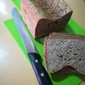 El cooksnap de maria del mar cuando hizo Pan de trigo y trigo sarraceno, nueces con thermomix.