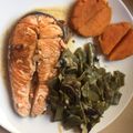 El cooksnap de Cisca cuando hizo Salmón al limón con guarnición saludable.