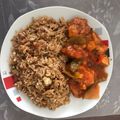 El cooksnap de Touxhirox cuando hizo Arroz chino con pollo agridulce.