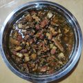 Cooksnap dari Chen untuk resep Hamchoikon (sawi asin kering) Samcan