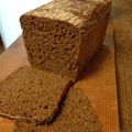 Ai 's cooksnap of when they made 100% Whole Grain German Rye Loaf Bread.