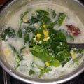 Cooksnap dari Dwiari Subagio untuk resep Bobor BAYAM Labu Siam (#pr_masakanbersantan)
