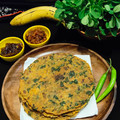 Bhavna Desai's cooksnap of when they made કેળા મેથી ના થેપલાં.