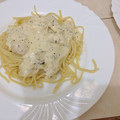 El cooksnap de Marcela Solis cuando hizo Espagueti en salsa Alfredo con Camarones y pan de ajo con queso.