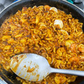 El cooksnap de Zahara Cavero planes cuando hizo Fideuá con marisco y merluza.