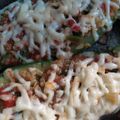 El cooksnap de Giovanna Mercado cuando hizo Calabacitas rellenas de quinoa y pollo.