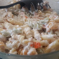 El cooksnap de Noemi Yanira cuando hizo Hélices de verduras con nata baja en grasas.