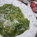 El cooksnap de Nelson Contreras cuando hizo Ravioles con salsa de espinaca.