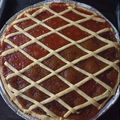El cooksnap de Ivana Labriola cuando hizo Pastafrola grande.