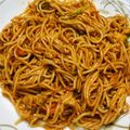 Areeba Masroor's cooksnap of when they made Tikka style noodles.