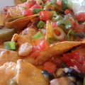 El cooksnap de marina cuando hizo Nachos Tex-Mex estilo San Fernando.