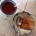 El cooksnap de Fernanda Castilla Nova cuando hizo Panqueque de avena.
