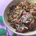 Cooksnap DyaKakgerl semasa beliau membuat Ketang bilis sambal hijau.
