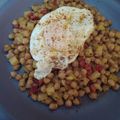 El cooksnap de Ana belen cuando hizo Garbanzos con patatas y huevos fritos al pimentón picante.