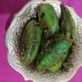 Harsha Ben Sureliya's cooksnap of when they made ભરેલામરચાં bharela Marcha recipe in Gujarati).