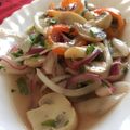 El cooksnap de Marco Molina cuando hizo Ceviche de Champiñones.