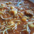 El cooksnap de "Cocina con Celi" cuando hizo Harira Sopa Marroquí.