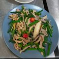 陳盈頻 的 油菜花炒肉絲 cooksnap